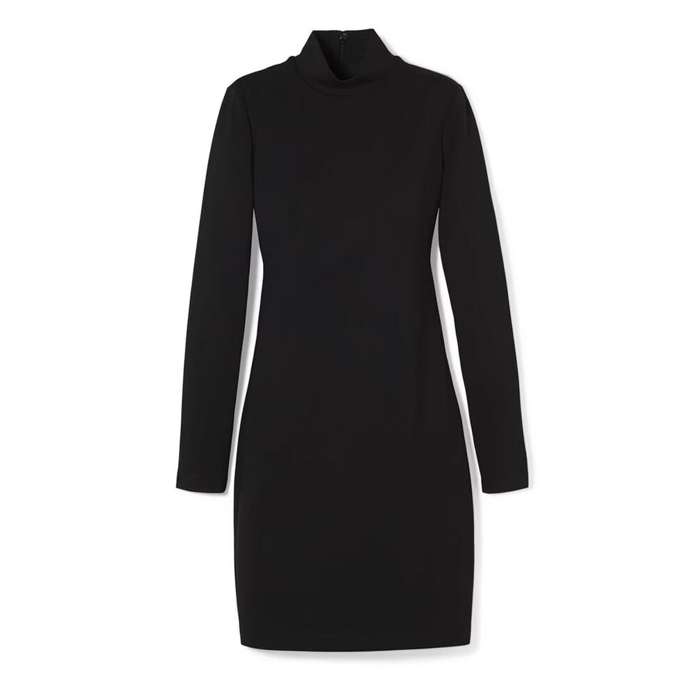 White House Black Market AURA Long Sleeve Sculpting Mini Dress, Size 4